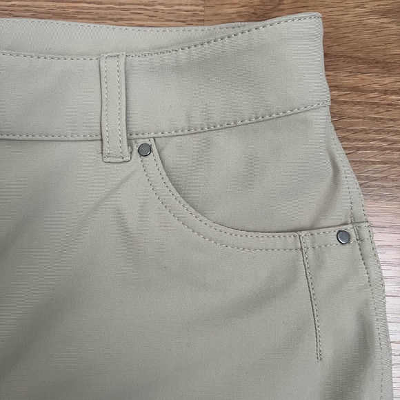 LULULEMON | Slim-Fit Tan Pants Stretchy Hiking - Picture 2 of 5